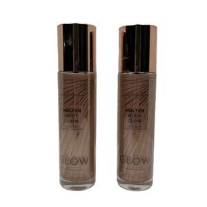 Revolution Liquid Illuminator Molten Body Glow Rose Gold Face Body Lot of 2